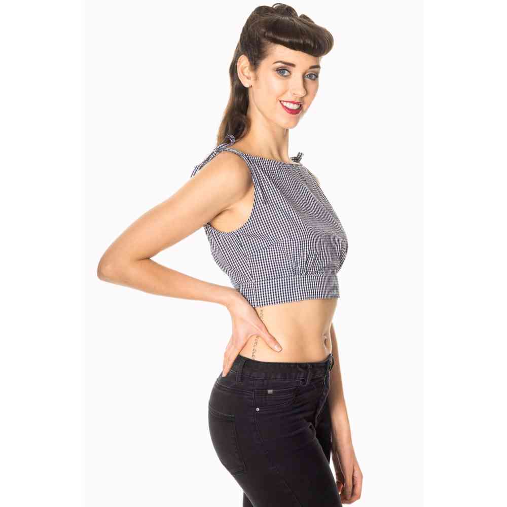 Dancing Days - FUSION Crop top - Black